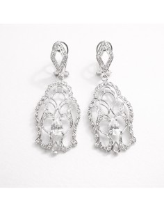 Pendientes Oro Blanco Tipo...