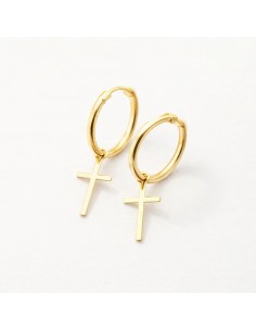 Pendientes Oro Aro Tubo...