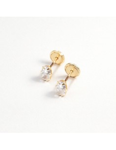 Pendientes Oro Circonita...