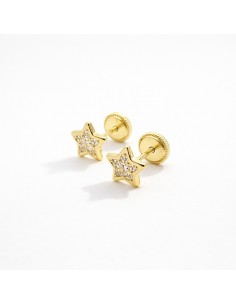 Pendientes Oro Estrella...