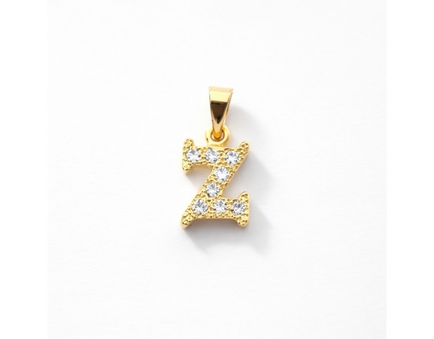 Colgante Oro Letra Z Circonitas