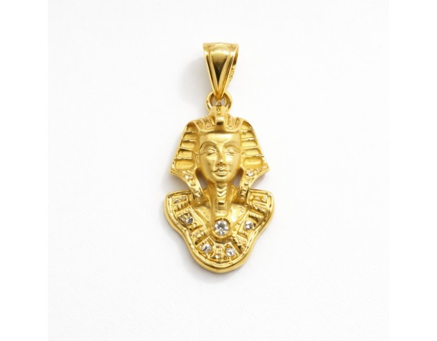 Colgante Oro Esfinge Circonitas