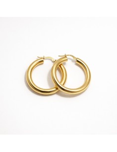 Pendientes Oro Aros Lisos