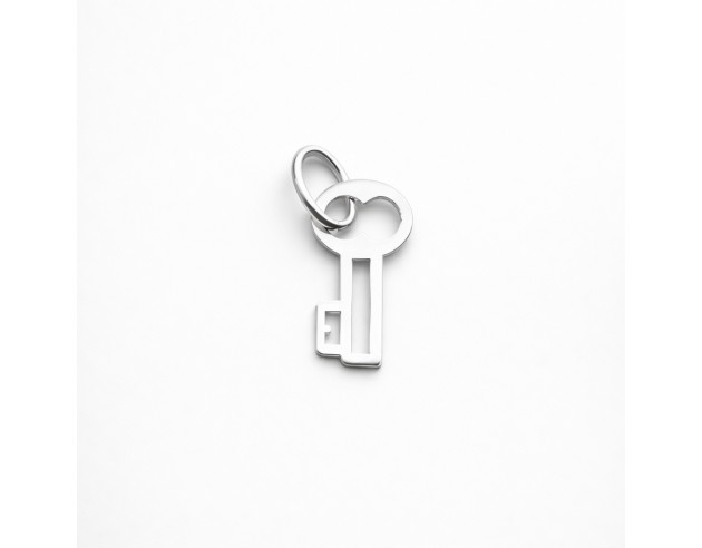 Colgante Oro Blanco Llave