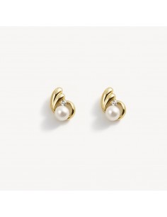 Pendientes Oro Bicolor Tipo...