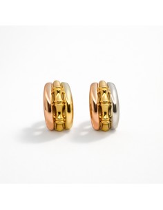 Pendientes Oro Tricolor...