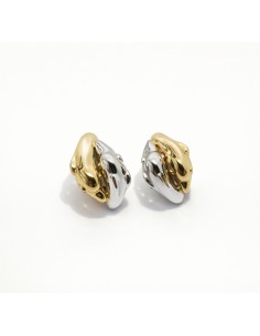 Pendientes Oro Bicolor...