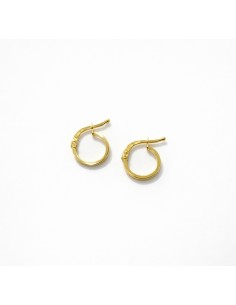 Pendientes Oro Aro Tubo...