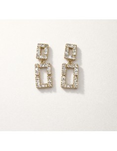 Pendientes Oro Largos Doble...