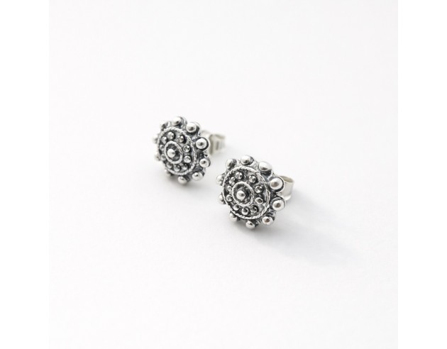 Pendientes Plata Charro Mediano