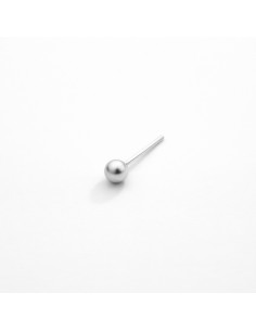 Piercing Plata Nariz Bola Lisa