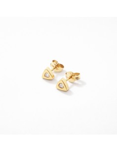 Pendientes Oro Triangulo...