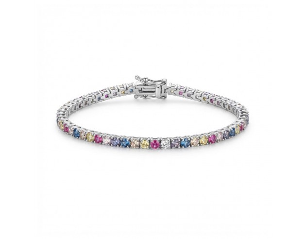 Pulsera Luxenter Manlor Acabado Plata...