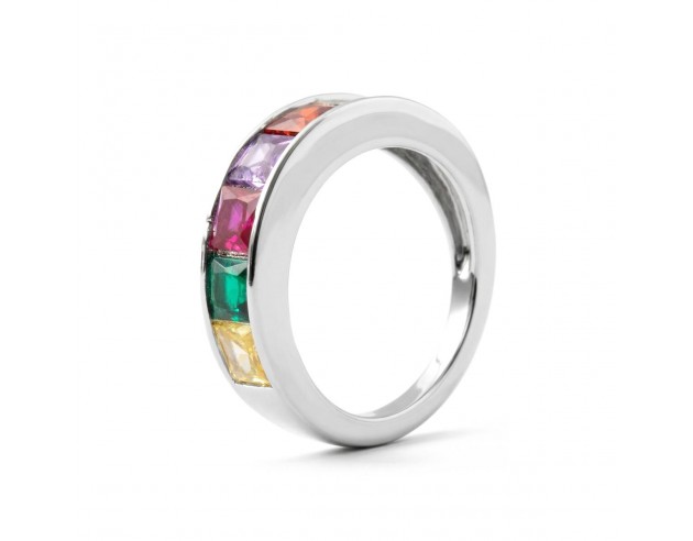 Anillo Luxenter Danaz Acabado Plata...