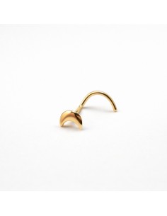 Piercing Oro Nariz Luna...