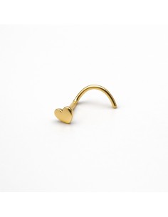 Piercing Oro Nariz Corazón...
