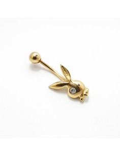 Piercing Oro Ombligo Conejo...