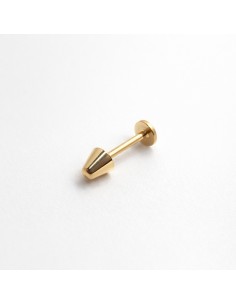 Piercing Oro Labio Plano...