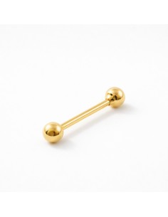 Piercing Oro Barra y Doble...