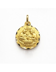 Medalla Oro Bautismo 14mm