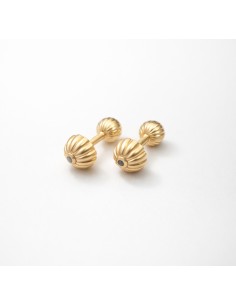 Gemelos Oro Bolas Galloneadas