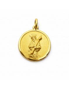 Medalla Oro Matizada Cristo...