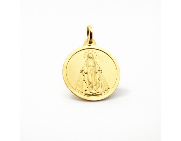 Medalla Oro Virgen de Fátima