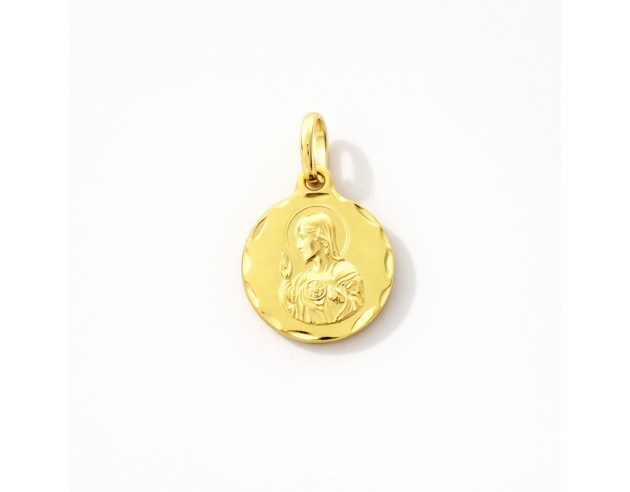 Medalla Oro Escapulario Pequeño