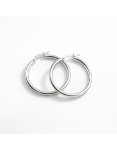 Pendientes Aro Oro Blanco...