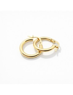 Pendientes Oro Aro Tubo...