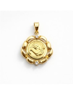 Medalla Oro Moneda Madre e...