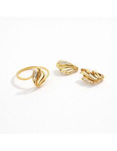 Juego Oro  Pendientes +...