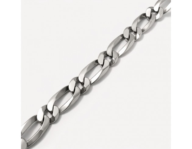 Cadena Plata Tipo Cartier Oxidada 50cm
