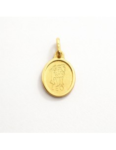 Colgante Oro Oval Horóscopo...