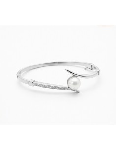 Pulsera Plata Rígida Motivo...