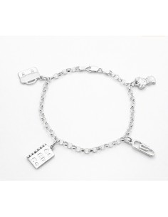 Pulsera Plata Motivos...