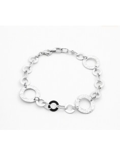Pulsera Plata Circulos...