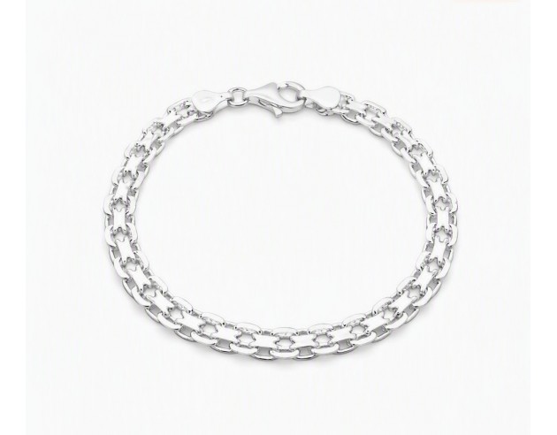 Pulsera Plata Bismark