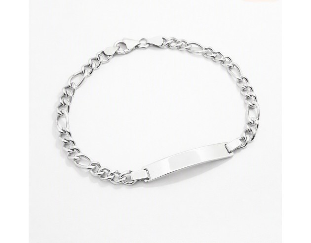 Esclava Plata Chapa Rectangular...